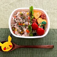 ＊0060. 海鮮ピラフ🦐🦪🦑娘ちゃんの高校生弁当🍱＊|＊抹茶＊さん