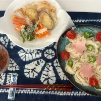 七夕🎵素麺＆天ぷら|kiyominさん
