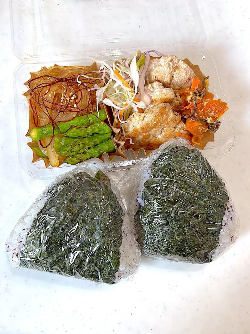 お弁当箱忘れた息子、豆腐ハンバーグ、チャプチェ|さにー☆ミさん