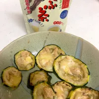 ズッキーニの昆布茶チーズ焼き|山口さんさん