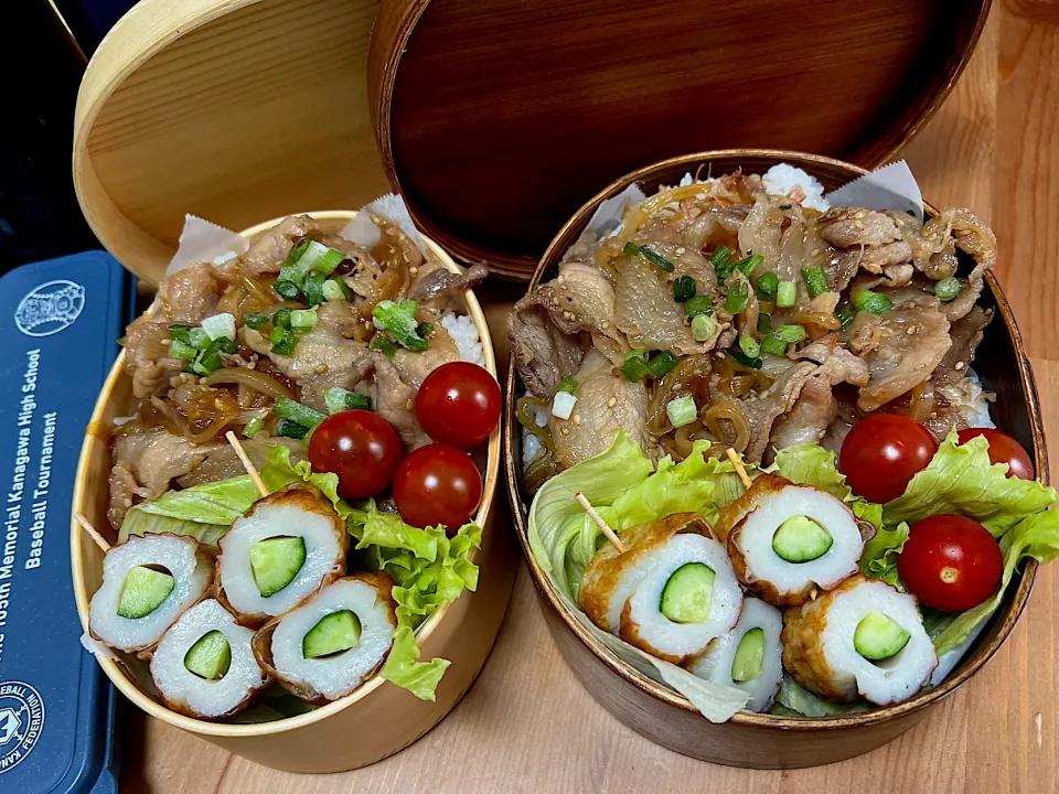 元気に豚丼弁当|masasho's momさん