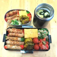 7/8　夫弁当＆高校生弁当|ゆうゆうさん