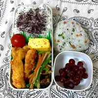 ピリ辛チキンスティック弁当|SaDaさん