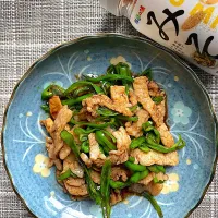 獅子唐肉絲　夏野菜の一品|栃倉 直人さん