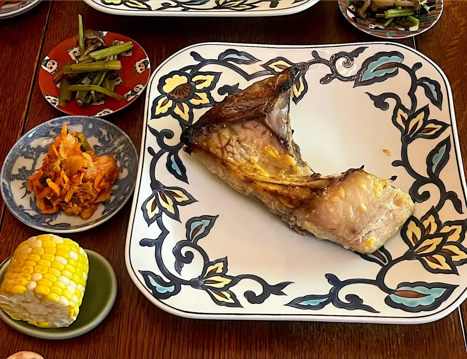 晩ごはん♯ブリカマ西京漬♯吉川水産|小松菜さん