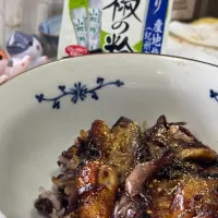 うなぎもびっくり‼️茄子の蒲焼き丼😋|🐧ペンギン2さん