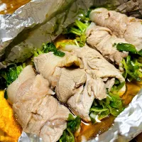 豆苗のしゃぶしゃぶ巻き|ちはるさん