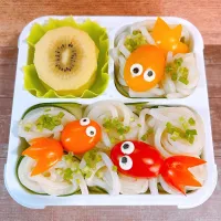 金魚うどん弁当|えみちゃんさん