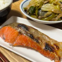 シャケ定食|かんぱちさん