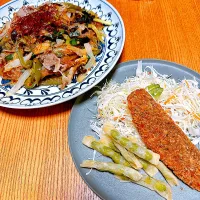 カレイの香草焼き
カリカリ枝豆
「永谷園の麻婆春雨」は1袋3人前なのね…具を足して作ったから大皿盛りになってしまったよ💦|naoさん