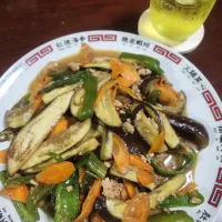 夏野菜肉味噌炒め|aiさん