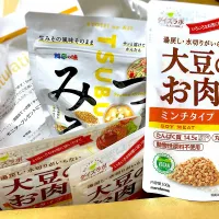 当たりました🎯つぶみそ・大豆のお肉|eiyadeさん