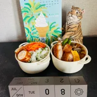 20250708🍱今日の旦那さん弁当🍱|akiyo22さん