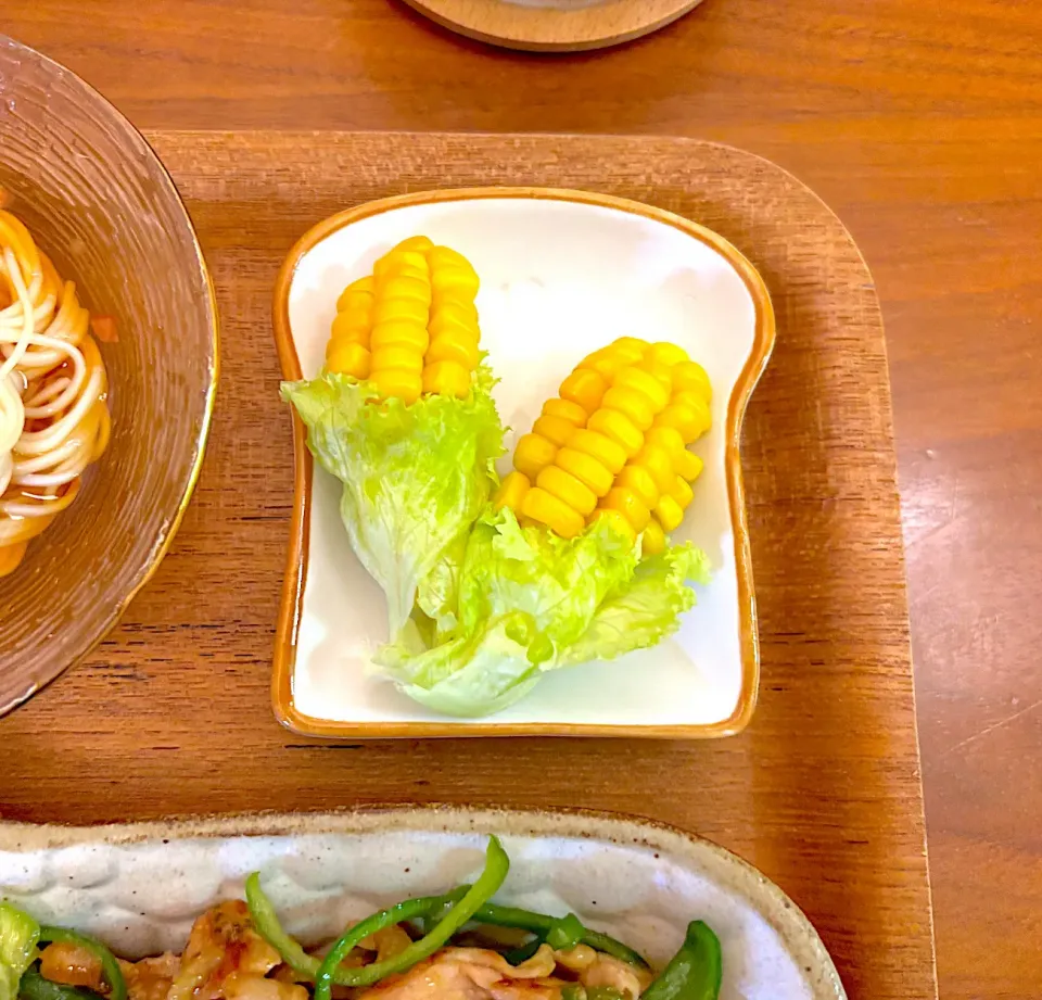 ミニとうもろこし形のポテサラ|すずさん