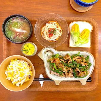 Snapdishの人気料理写真:夏野菜満喫おぼんごはん