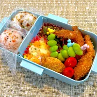 エビフライ弁当|ともえもんさん
