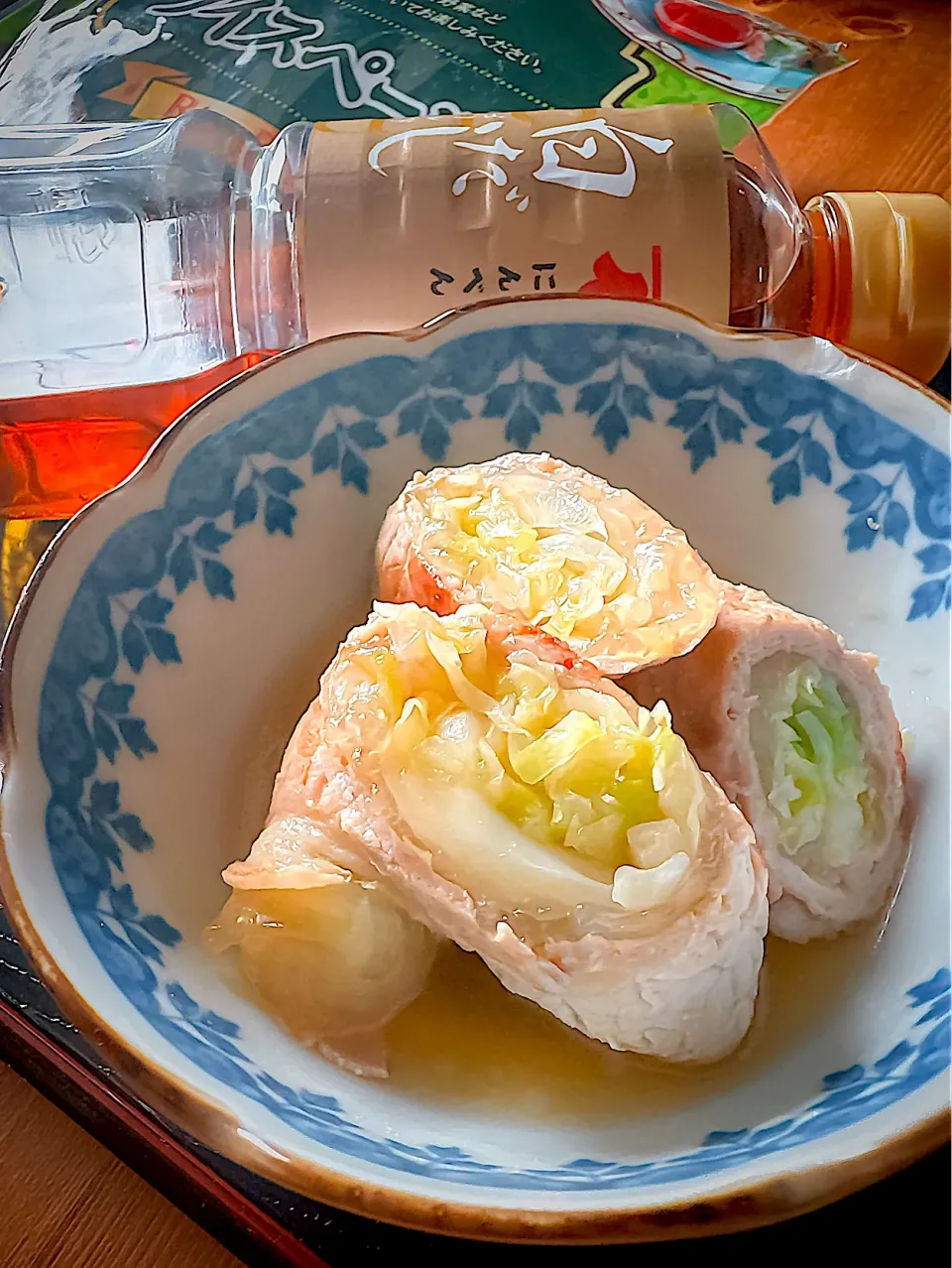 キャベツのライペ肉巻き～梅白だし仕立て～|にゃんぺこさん