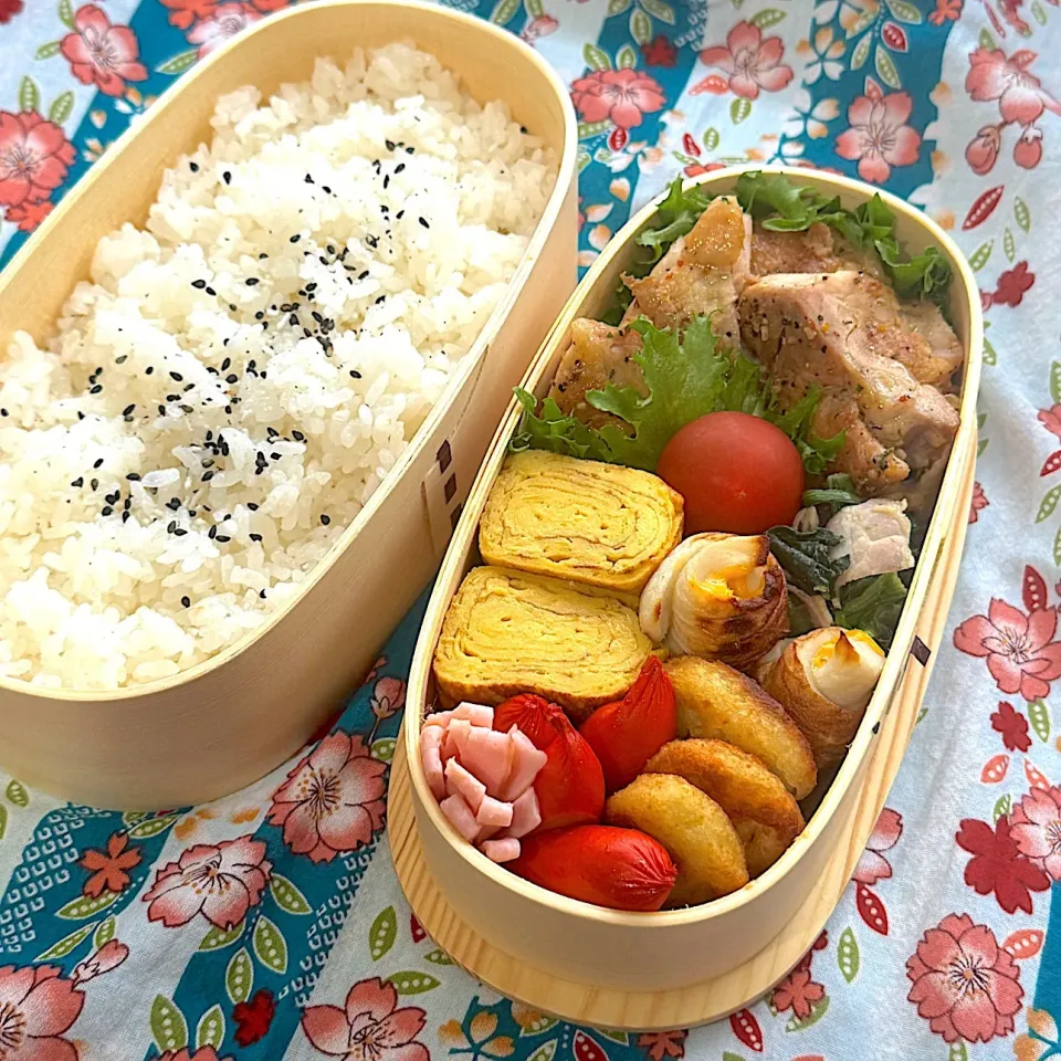 7月9日⚾️ほりにしのチキンソテー弁当|ぽんちゃんさん