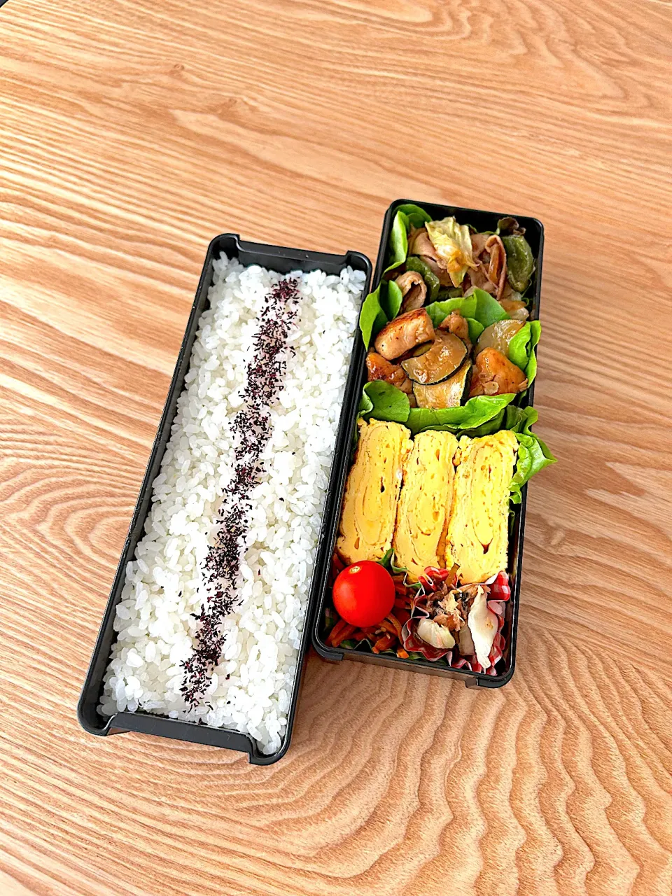 豚バラ肉とキャベツ炒め弁当🍱|nonoさん