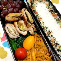 7/9茄子の肉巻き弁当🍆|みっこちゃんさん