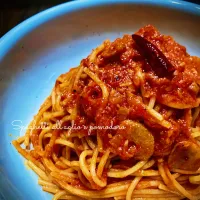 にんにくとトマトのスパゲッティ🇮🇹|気まぐれシェフ🇮🇹🍝さん