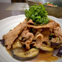 7/9 茄子と豚肉の甘辛煮💗|あーるさん