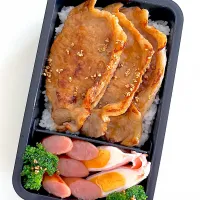 豚の生姜焼き弁当！|ikumonさん