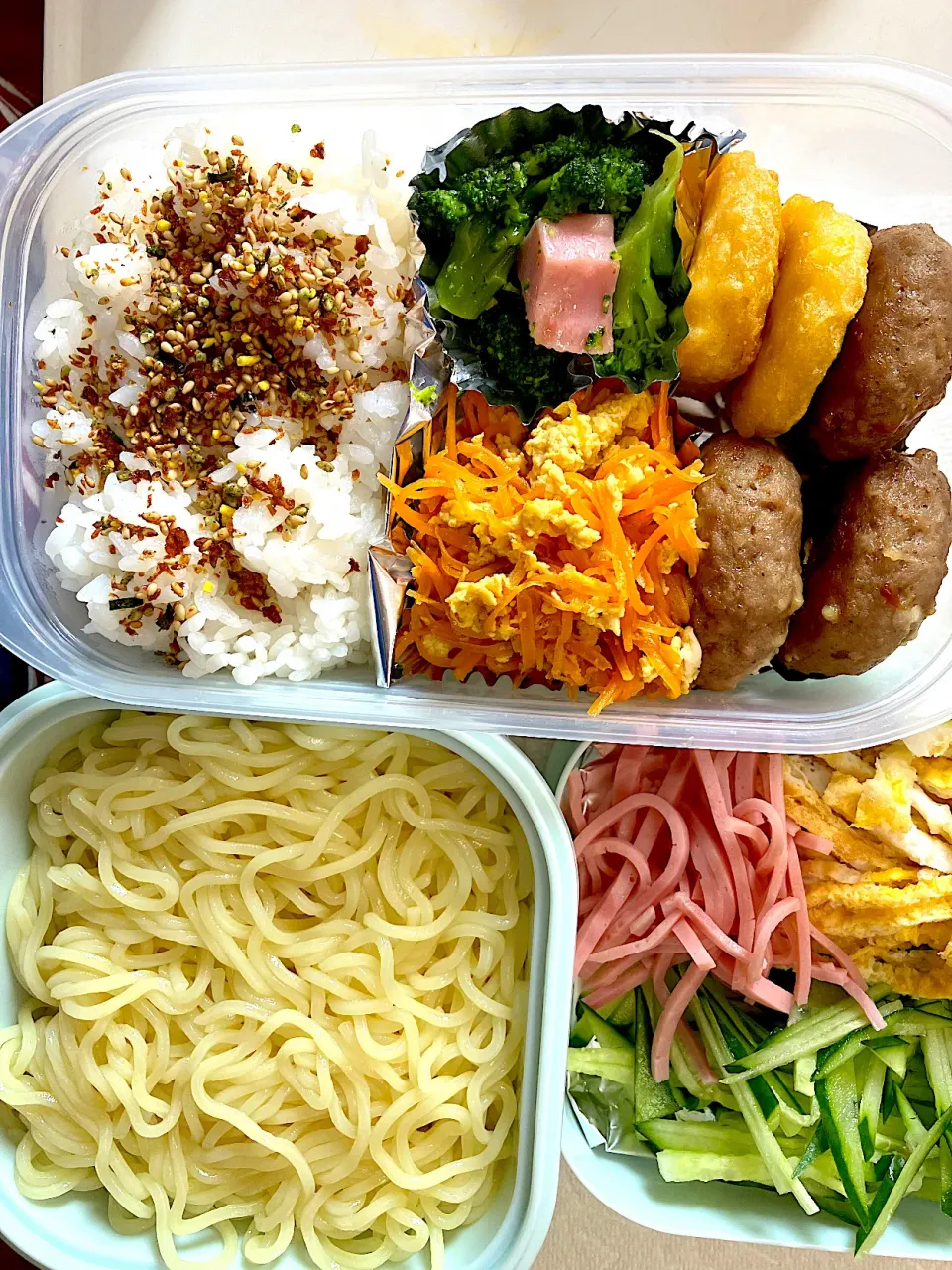 冷やし中華とお弁当🍱|あーやーさん