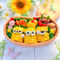 とうもろこしおにぎり弁当