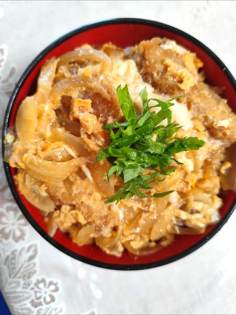 息子の昼。カツ丼!!|m.rafuさん