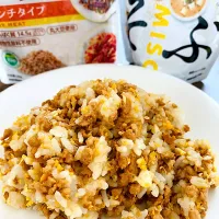 大豆のお肉と粒味噌チャーハン|とっしぃさん