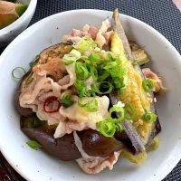 茄子と豚肉の煮浸し|ナツ1224さん