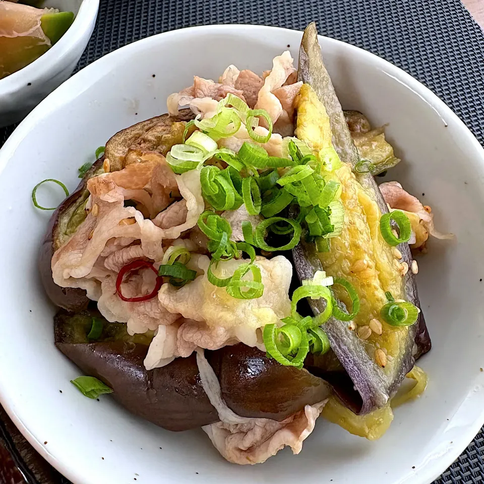 茄子と豚肉の煮浸し|ナツ1224さん