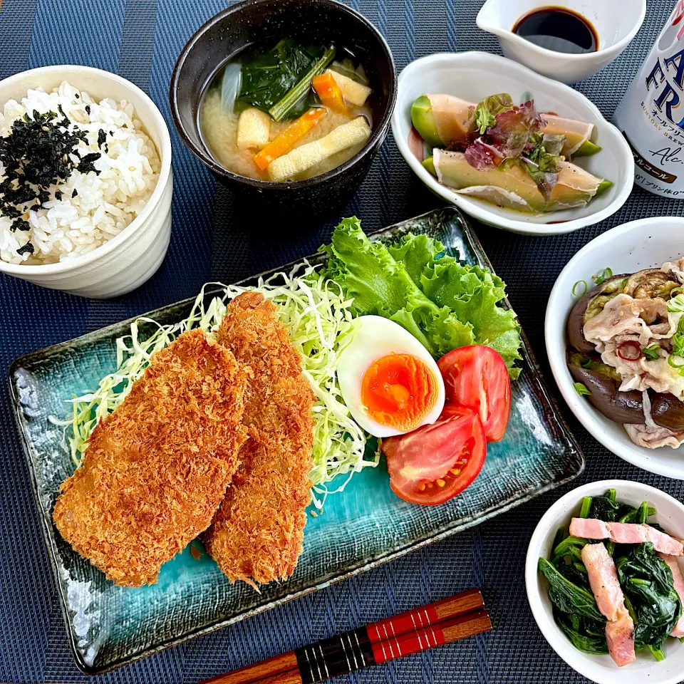 アジフライ定食🐟|ナツ1224さん