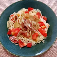 トマトのおそうめん