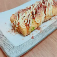 納豆とネギの卵焼き