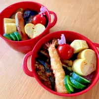 夫と次女のお弁当🍱🍙|シズソラさん