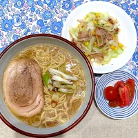 マルタイラーメンと野菜炒め|おしゃべり献立さん