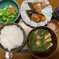 夕食　ブリの照り焼き|ATさん