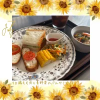 鶏もも肉と夏野菜のバルサミコソテー