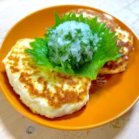豆腐ハンバーグ、大葉おろしポン酢|keychanさん