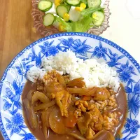 チキンハヤシライス献立| besさん