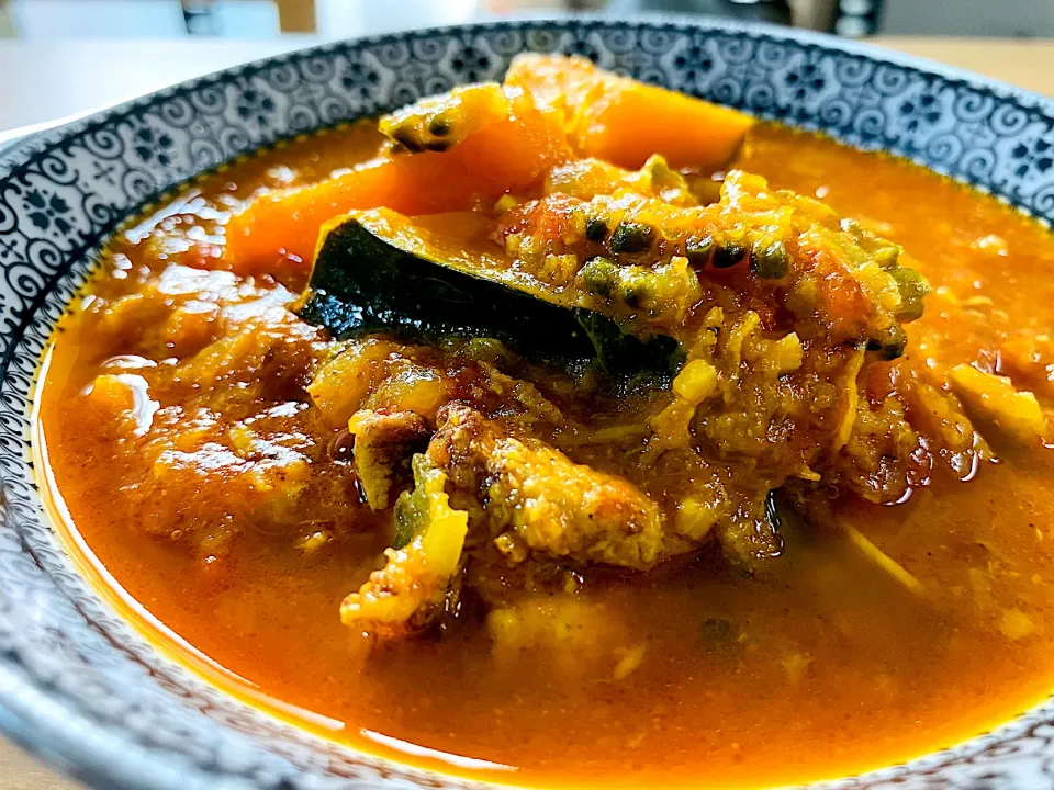 ゴーヤとかぼちゃのカレー|ご飯はん♪さん