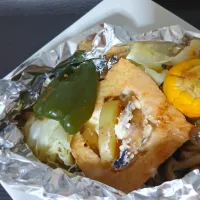 タコと野菜のホイル焼き