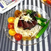 藁焼きカツオそうめん|シフォンさん