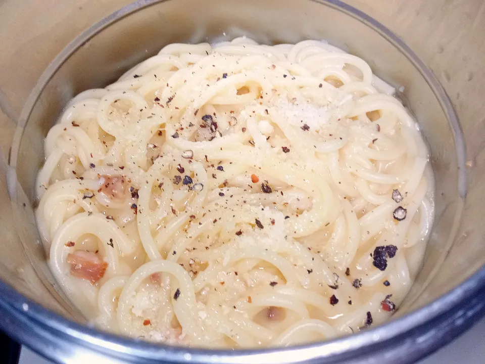 水漬けカルボナーラスパゲティ|darkbaronさん