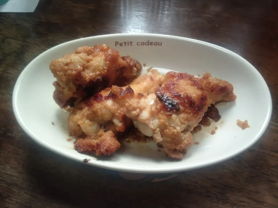 青唐辛子の醤油糀漬けの手羽元を焼いてみました|にんにくと唐辛子が特に好き❤️(元シャリマー)さん