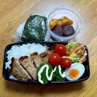 7/9 豚ロースの香味ソース漬け焼き弁当|ゆさん