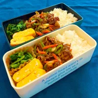 焼き肉炒め弁当|m_lunchboxさん