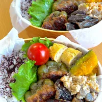 ピーマンの肉詰め弁当| hiro♪kouさん